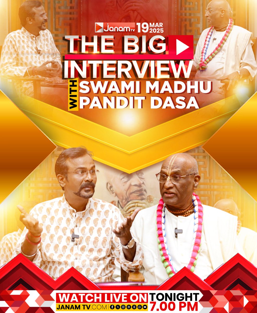 #ISKCON #HareKrishna #AkshayaPatra 
<a href="/madhupanditdasa/">Madhu Pandit Dasa</a> <a href="/tvjanam/">Janam TV</a>