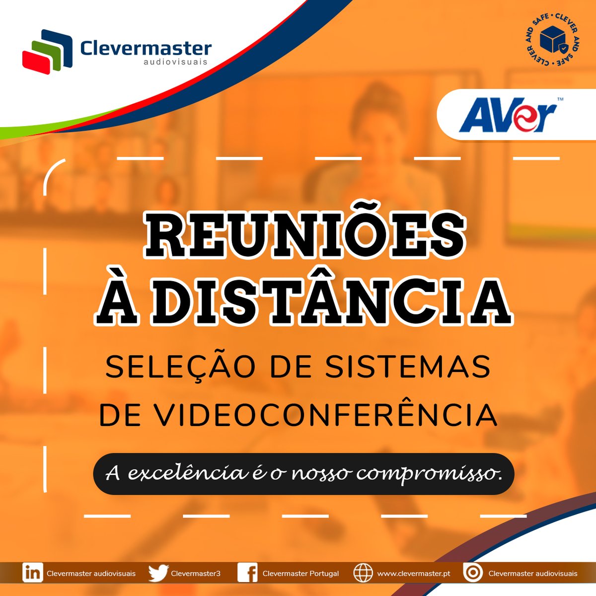 Clevermaster3's tweet photo. AVER | Sistemas de Videoconferência | Reuniões à distância https://t.co/TPR7GVJQbl