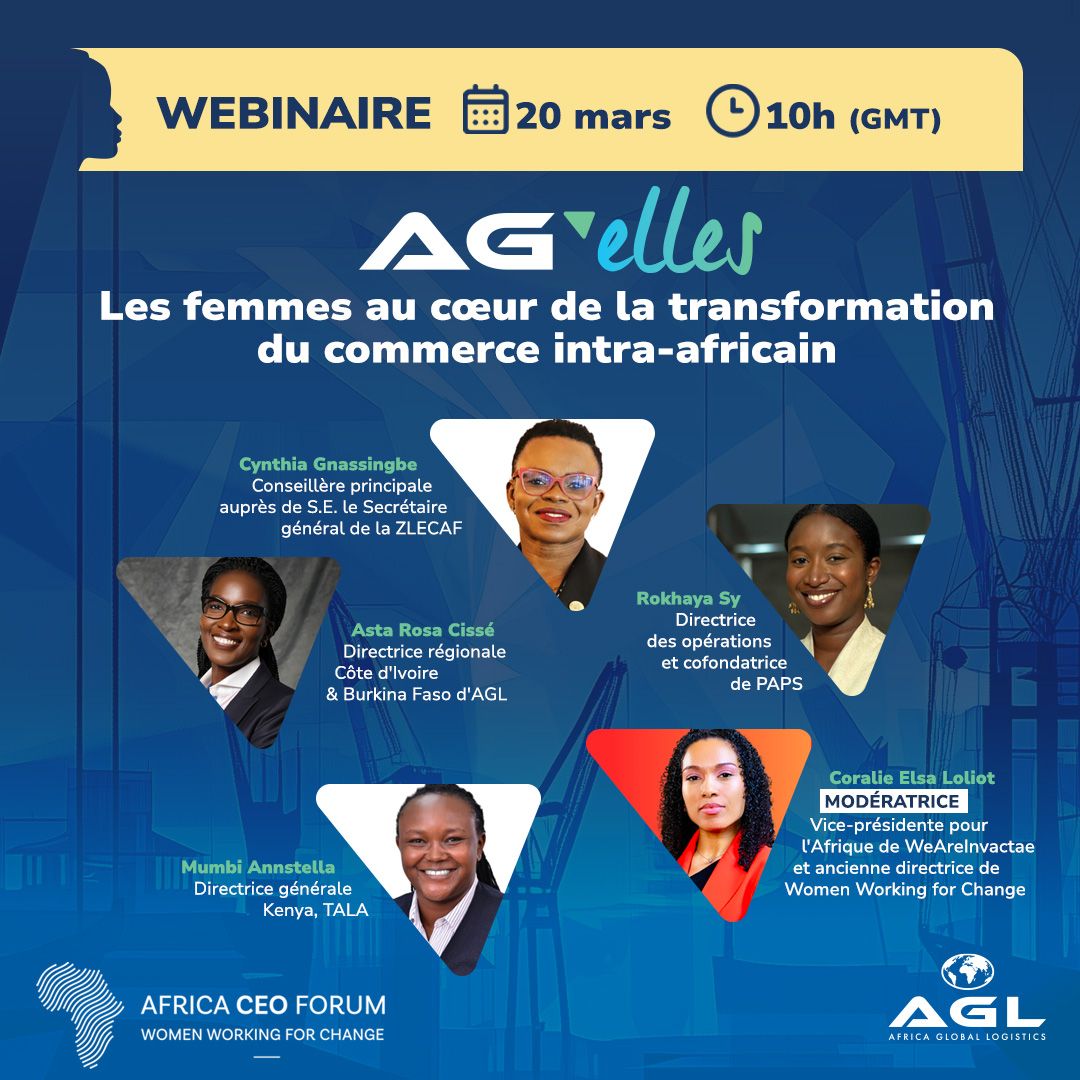 #SaveTheDate

Ce Jeudi 20 mars, rejoignez un panel inspirant de femmes leaders du commerce intra-africain avec la participation de notre COO, Rokhaya SY. 😉

Inscrivez-vous 👉🏾 bit.ly/43UirxD

📅 20 mars 2025 à 10H (GMT)

#DeliveryHeroes #Paps #Logistique #Transport