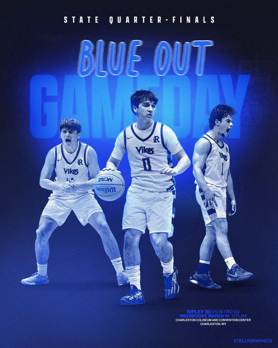 Game Day! State Tournament edition!

3rd State Tournament appearance in school history. All-Time Series tied at 22-22 with Nitro.

🆚 Nitro High School
📍 Charleston Coliseum and Convention Center
⌚️ 11:15 AM
🎥 NFHS Sports Network
📻 WCEF 98.3 The Bull

#GoVikes #VikingHoops