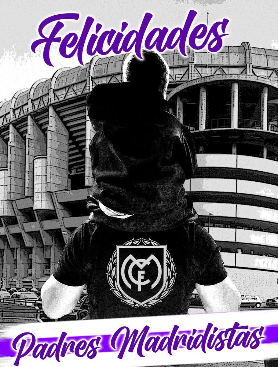 Feliz día del padre madridistas 💜🤍