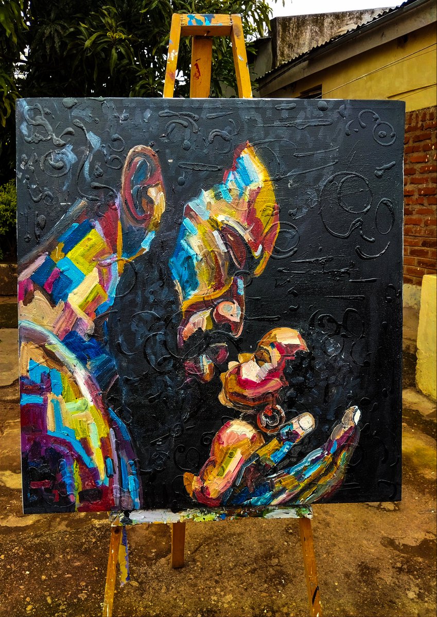 My father"

His heart, a shield against the tide,
A place where fears and tears confide.
Yet, in the noise, he's often missed,
His sacrifices just dismissed.
And though the world may turn away,
Your love still shines, come what may
#We see you 
Up for purchase 🖤🖤