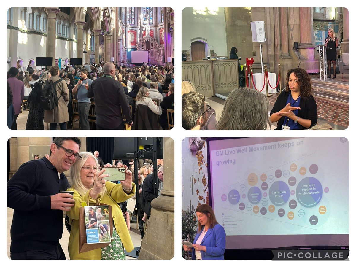 Who’s had a hug today? Asks Folashade 
🙋‍♀️A warm and stirring start to today’s #GMLiveWell event. 🥰

When we come together, incredible things happen! Amazing to be in a room of over 400 today. The movement is growing, and growing. 💗

Some powerful examples from the phenomenal