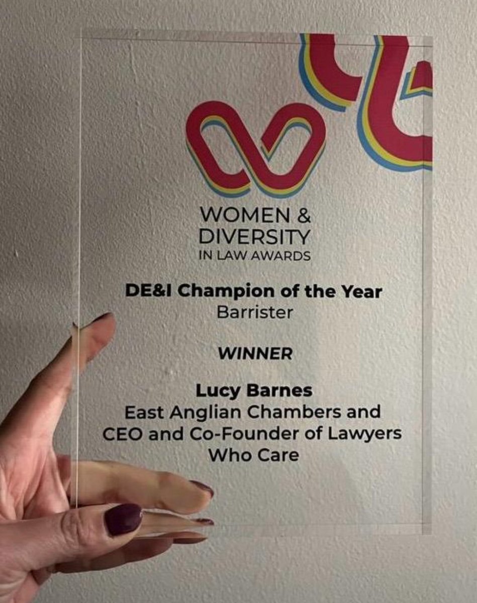 Congratulations to Lucy Barnes <a href="/CEPbarrister/">Lucy Barnes</a> on her award! Everyone at EAC is thrilled for Lucy winning this!