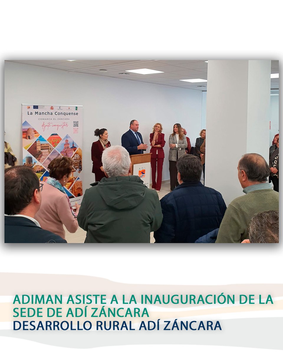 AdimanCuenca's tweet photo. ADIMAN asistió a la inauguración de la nueva sede del Grupo de Desarrollo Rural ADI Záncara.

Tu opinión nos importa
Haz click en el siguiente enlace para acceder a la encuesta
https://t.co/ahWVOSiIwa
#desarrollorural #GDRCuenca #ADIMAN https://t.co/bwmqnv7X5J