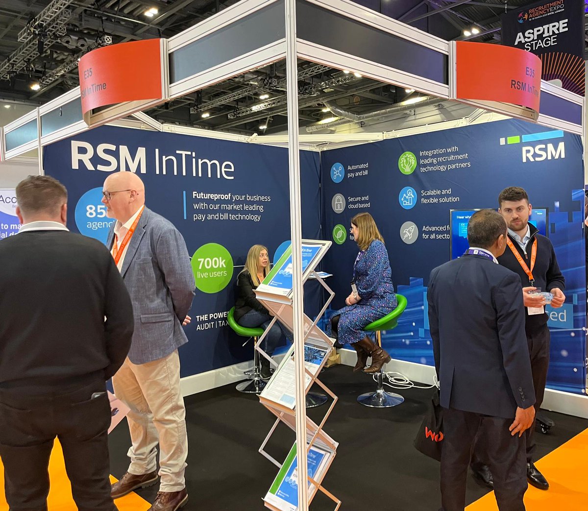 recexpo's tweet image. 💼Financial management for recruitment agencies handled by RSM Intime– from payroll to invoicing, their platform keeps everything running smoothly. 

✅ Stand E35 – RSM Intime

#RecExpo #FinanceTech