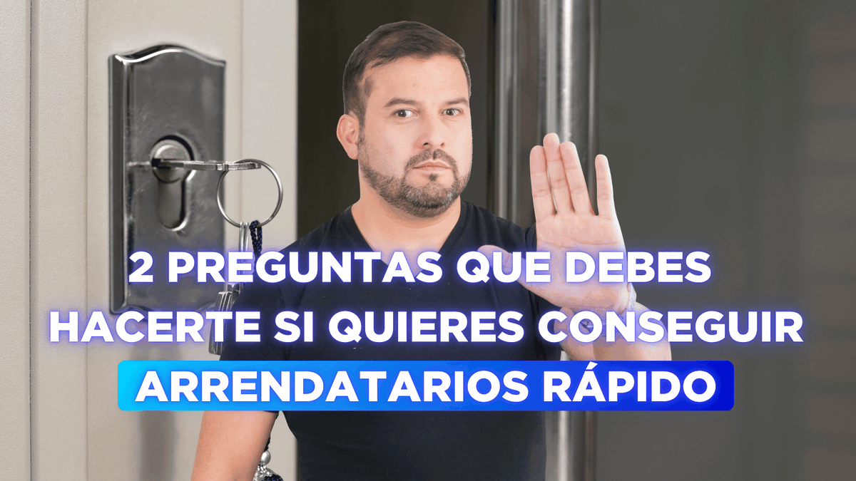 Si te interesa la inversión inmobiliaria pero te da miedo lanzarte con una inversión y no conseguir arrendatarios rápidamente teniendo que cubrir tú mismo parte del dividendo hasta nuevo aviso, no te pierdas nuestro live de hoy 👉youtube.com/live/qH7a3vMra…