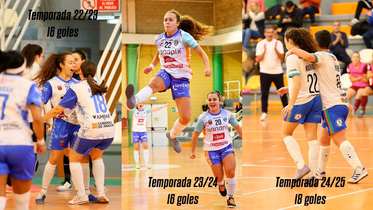 Wanapix Aldelis InterSala10 Zaragoza (@intersala10_zgz) on Twitter photo ¡Tenemos a la primera jugadora en alcanzar los 50 goles en partidos oficiales desde la fusión!
Con su doblete en Logroño, <a href="/_mariinaaa_12/">Marina Escaño</a> se convierte en la primera en alcanzar esta increíble cifra.
🏆 Un hito que marca el camino… ¿Quién será la próxima en seguir sus pasos? 👀 ¡Tenemos a la primera jugadora en alcanzar los 50 goles en partidos oficiales desde la fusión!
Con su doblete en Logroño, <a href="/_mariinaaa_12/">Marina Escaño</a> se convierte en la primera en alcanzar esta increíble cifra.
🏆 Un hito que marca el camino… ¿Quién será la próxima en seguir sus pasos? 👀