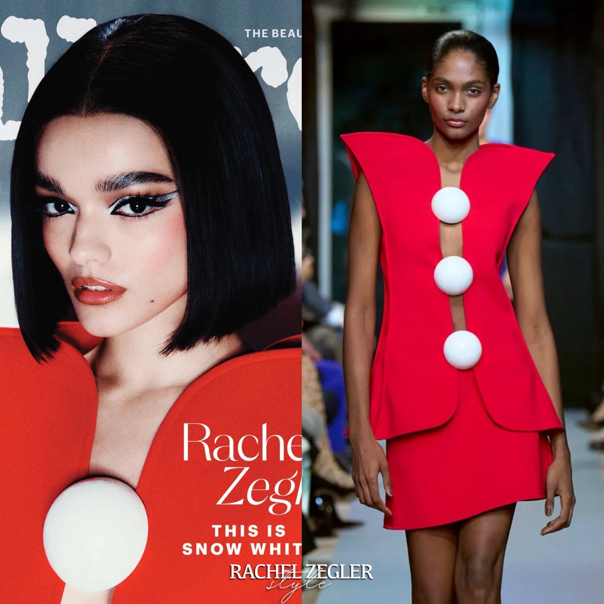 ZeglerStyle's tweet image. Rachel for her feature with Allure ➳ March, 2025.

Rachel wears;
1. #PierreCardin SS25 Top
2. #PrabalGurung Spring 2025 Dress
3. #StellaMcCartney Spring 2025 Dress