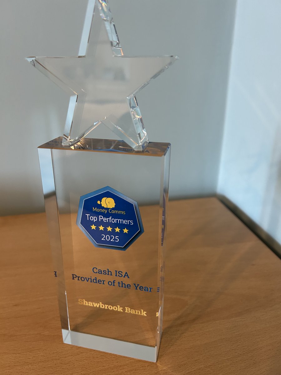 Congratulations to <a href="/ShawbrookBank/">Shawbrook</a> for winning Cash ISA Provider of the Year