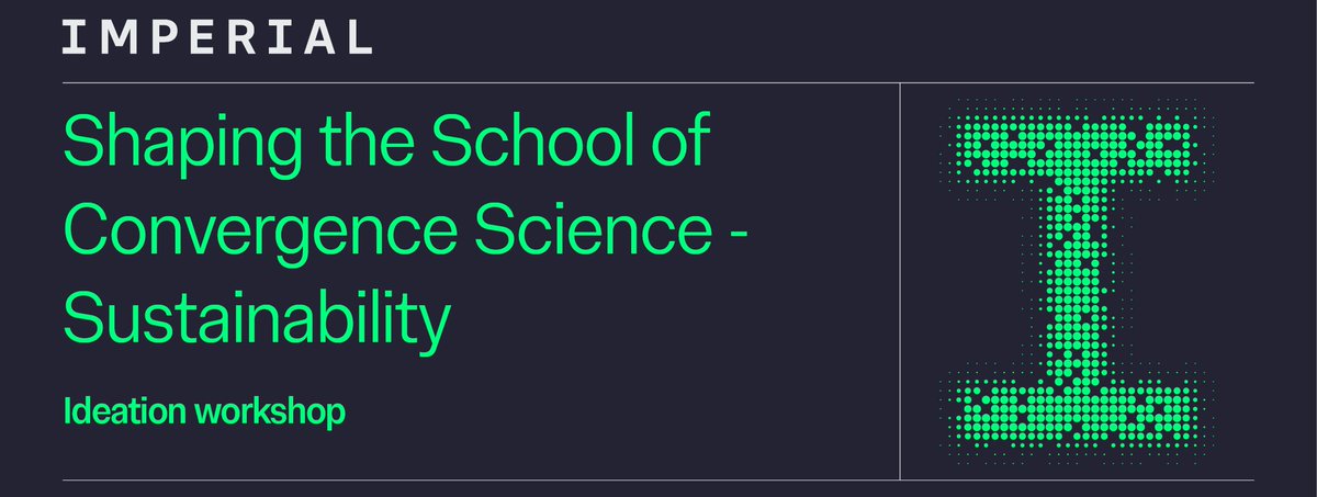 Imperial Sciences (@imperialsci) on Twitter photo Help us shape the School of Convergence Science for Sustainability!
These workshops explore emerging sustainability trends at <a href="/imperialcollege/">Imperial College London</a> 🌍
📍 South Ken: 3 Apr
📍 White City: 13 May
📍 Silwood Park: 16 Jun
For staff only – register now 🔗 bit.ly/3DFDGZA Help us shape the School of Convergence Science for Sustainability!
These workshops explore emerging sustainability trends at <a href="/imperialcollege/">Imperial College London</a> 🌍
📍 South Ken: 3 Apr
📍 White City: 13 May
📍 Silwood Park: 16 Jun
For staff only – register now 🔗 bit.ly/3DFDGZA