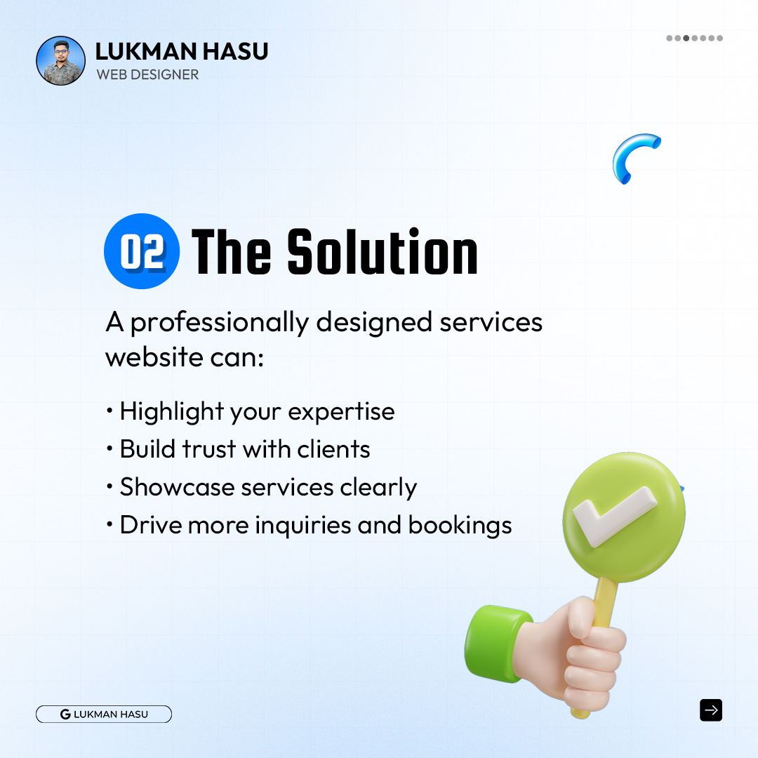 lukmanhasu's tweet photo. 🚀 Why Every Business Needs a Powerful Services Website
#website #serviceswebsite #webdesign #websitebuild #webdevelopment #lukmanhasu #responsivewebsite #anyserviceswebsite #businesswebsite https://t.co/GhdPt2oKVJ