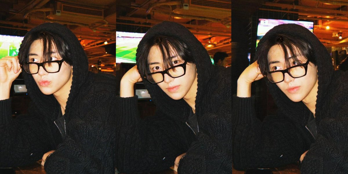 donghwa with glasses 🖤