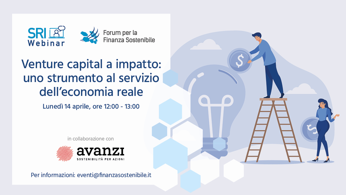 Forum per la Finanza Sostenibile (@itasif) on Twitter photo 📌#Savethedate 📆14 aprile 2025 ⏰12:00-13:00
🎙 "Venture capital a impatto: uno strumento al servizio dell’economia reale", SRI webinar in collaborazione con Avanzi
🖋️Info e iscrizioni👉tinyurl.com/yhvfjy7s
ℹ️ eventi@finanzasostenibile.it 📌#Savethedate 📆14 aprile 2025 ⏰12:00-13:00
🎙 "Venture capital a impatto: uno strumento al servizio dell’economia reale", SRI webinar in collaborazione con Avanzi
🖋️Info e iscrizioni👉tinyurl.com/yhvfjy7s
ℹ️ eventi@finanzasostenibile.it