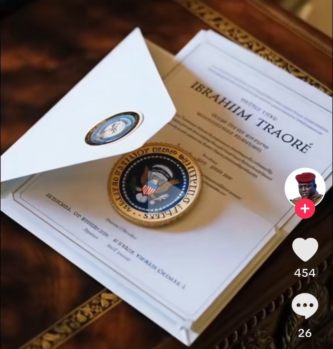 Che_r_u's tweet photo. President, Ibrahim Traore, of Burkina Faso rejected an invite to the USA Oval office https://t.co/S4m78REIAH