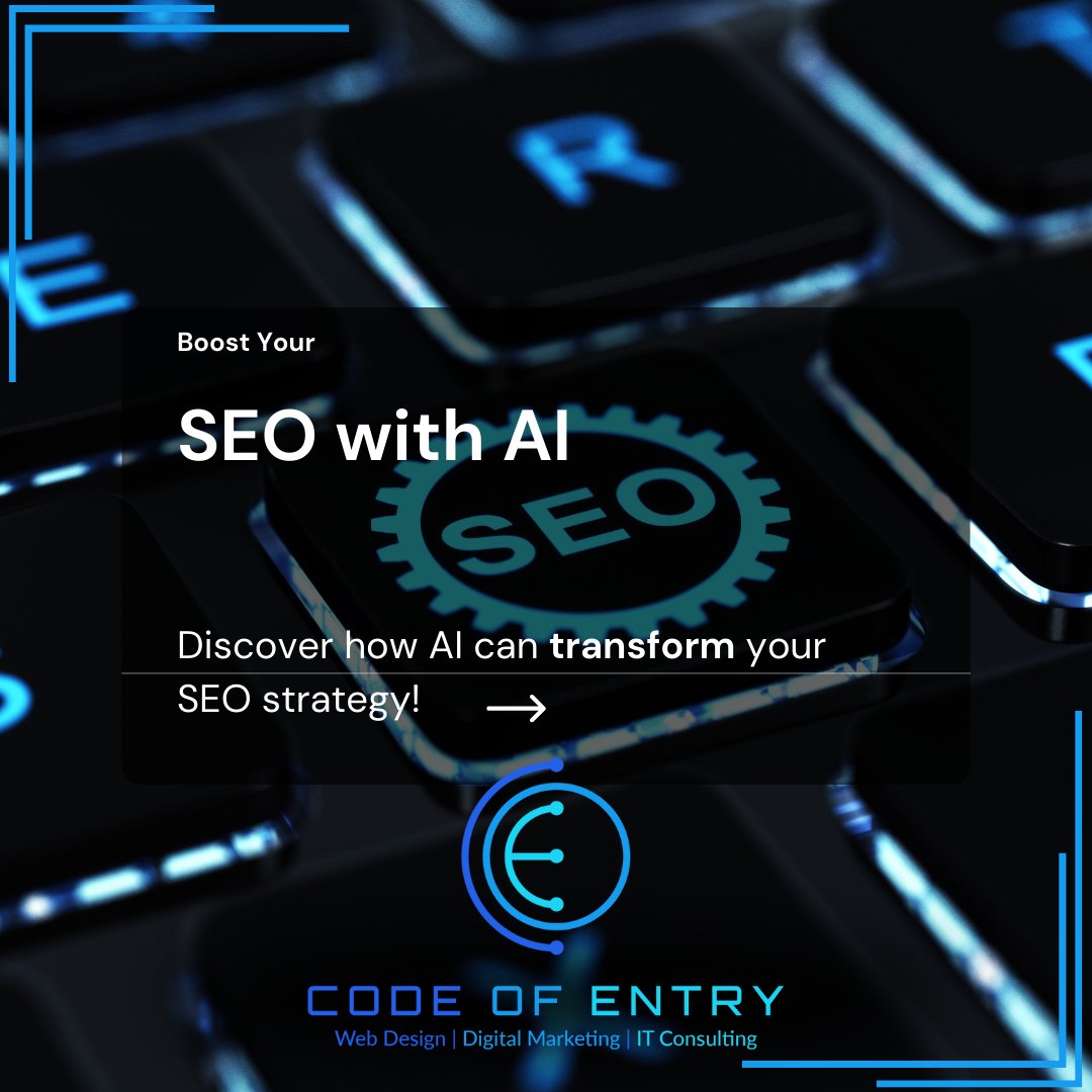 codeofentry's tweet image. AI + SEO = 🚀 A Winning Formula!
AI tools analyze search trends & optimize content for higher rankings—no more guesswork, just data-driven success! 📊
🔗 Learn more: codeofentry.com/ai-powered-con…
#COE #CodeOfEntry #DigitalMarketing #SEO #MarketingStrategy #AI