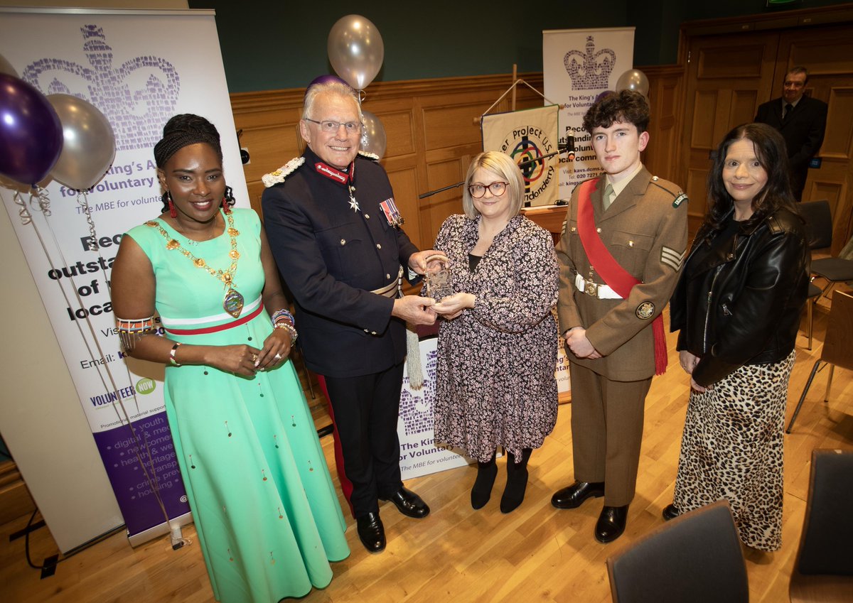 KAVS-NI (@kavsni) on Twitter photo Congratulations to The Ulster Project Derry/Londonderry who received the King's Award for Voluntary Service from the Lord Lieutenant for the County Borough of Londonderry at a lovely reception in the Guildhall. <a href="/KingsAwardVS/">The King's Award</a> <a href="/lord_Lieut_cbld/">Lord Lieutenant Co Borough of Londonderry</a> Congratulations to The Ulster Project Derry/Londonderry who received the King's Award for Voluntary Service from the Lord Lieutenant for the County Borough of Londonderry at a lovely reception in the Guildhall. <a href="/KingsAwardVS/">The King's Award</a> <a href="/lord_Lieut_cbld/">Lord Lieutenant Co Borough of Londonderry</a>