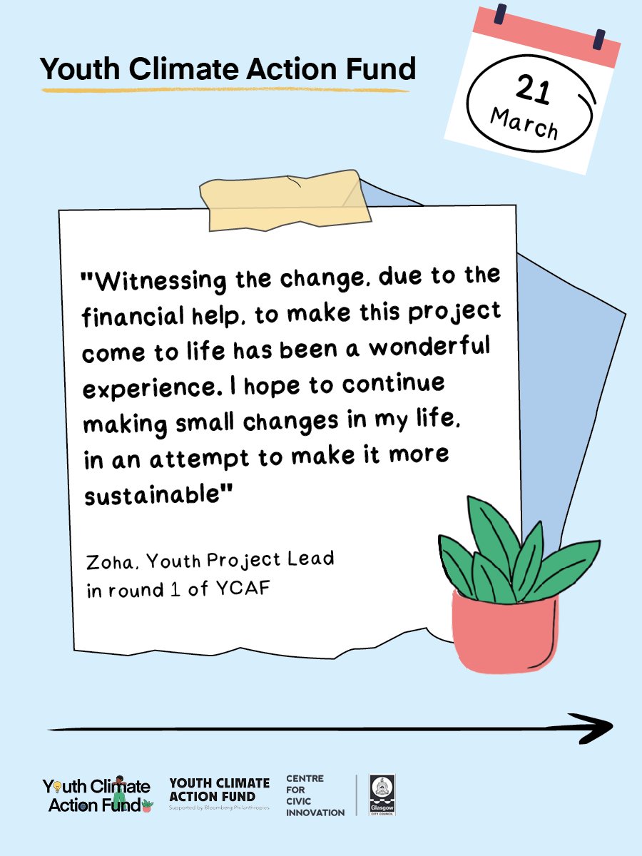 CCIGlasgow's tweet image. ONLY TWO DAYS UNTIL THE YOUTH CLIMATE ACTION FUND DESIGN JAM!

Join us at the Youth Climate Action Fund Design Jam. Where you can start to turn your idea into a reality!

eventbrite.com/e/youth-climat……

#DesignForPlanet #DesignForGlasgow #Glasgow #Design #PeopleMakeGlasgow
