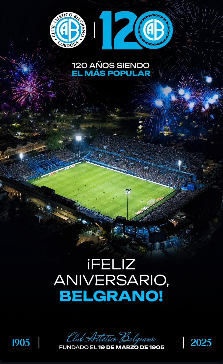 Feliz Cumpleaños mi Belgrano querido 🩵🩵!!