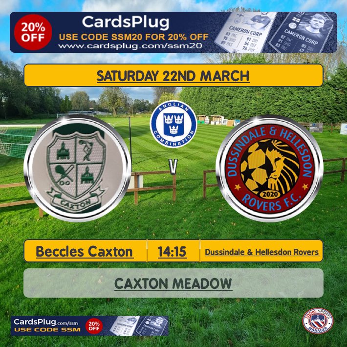 Beccles Caxton FC (@becclescaxtonfc) on Twitter photo A massive fixture for both sides this weekend in the <a href="/AnglianCom/">Fosters Solicitors Anglian Combination</a> D2..all support welcome 🇳🇬 A massive fixture for both sides this weekend in the <a href="/AnglianCom/">Fosters Solicitors Anglian Combination</a> D2..all support welcome 🇳🇬