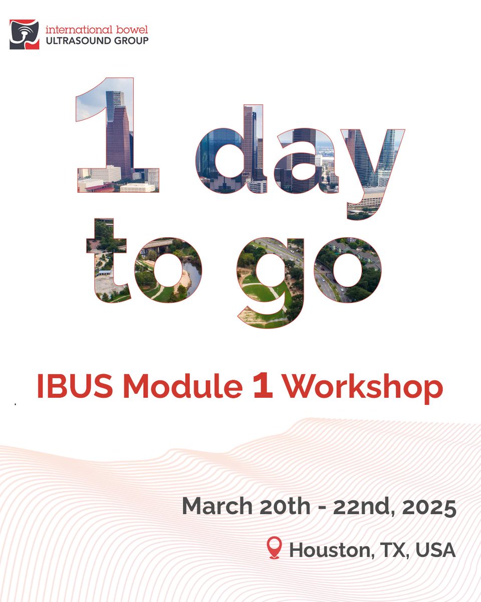 BowelUltrasound's tweet image. Tomorrow, the IBUS Module 1 Workshop begins in Houston, TX, USA! 🙌

We&apos;re excited to welcome the participants as they start their journey with IBUS!

#IBUS #bowelultrasound #module1 #curriculum