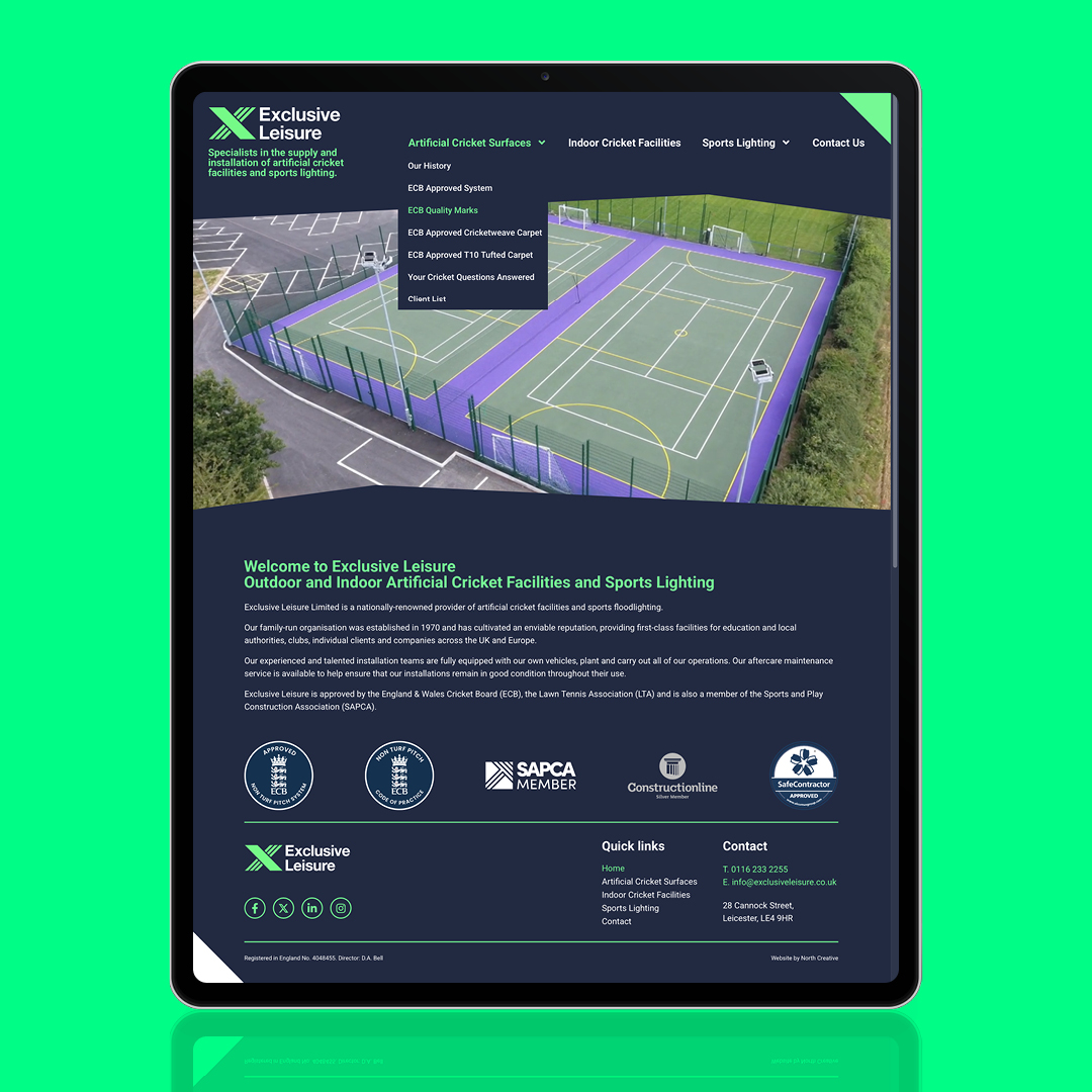 paullawrenceAW's tweet photo. @ELL_Ltd New website is now live…

https://t.co/1FaDE8DaIL

Website by: @northcreativeco 
Brand design by: @paullawrenceAW 

#logo #logodesigns #branding #brandidentity #graphicdesign #ecbcricket #englandcricket #sportslighting #artificialcricketpitch https://t.co/2ZCqYTGcov
