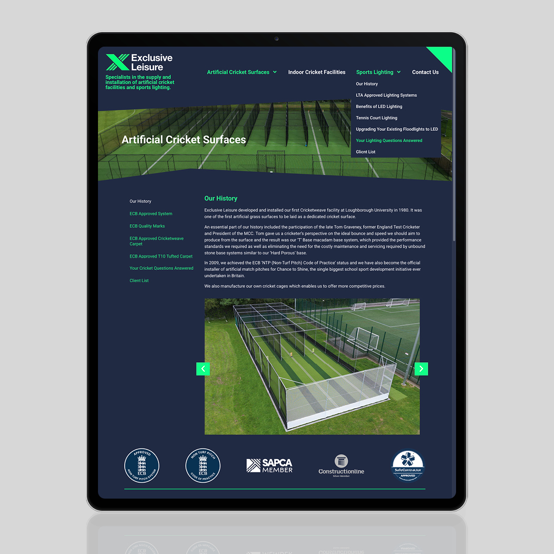 paullawrenceAW's tweet photo. @ELL_Ltd New website is now live…

https://t.co/1FaDE8DaIL

Website by: @northcreativeco 
Brand design by: @paullawrenceAW 

#logo #logodesigns #branding #brandidentity #graphicdesign #ecbcricket #englandcricket #sportslighting #artificialcricketpitch https://t.co/2ZCqYTGcov