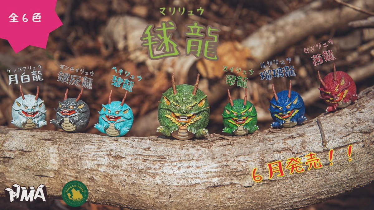 🐲新作カプセルトイ発売決定！🐲 6月発売予定の「毱龍（まりりゅう