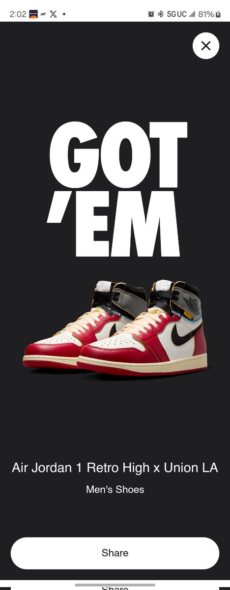 BowersJr02's tweet photo. @SnkrsStock Best hit on the year https://t.co/KDwucZbPj9