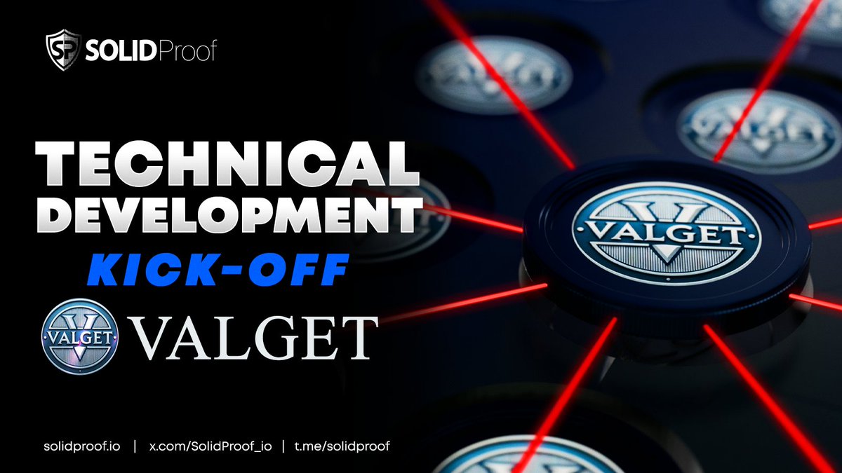 SolidProof_io's tweet image. We’ve Just Kicked Off a New Technical #development  on Solana!

We’re excited to announce that we’ve started working on a major technical development on Solana for @VALGET_PROJECT, ensuring top-tier security and compliance from day one!✅

This project will undergo a full…