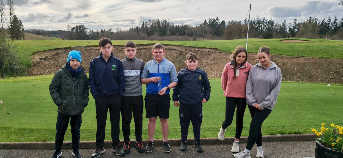 Beech Hill took part in the inaugural Cavan Monaghan Schools Golf competition recently at Clones GC. After a fantastic day, with some excellent golf played, Beech Hill finished in 3rd place! Congratulations to Jack Murphy, who won the overall 1st prize after a tie ⛳🏌️‍♂️