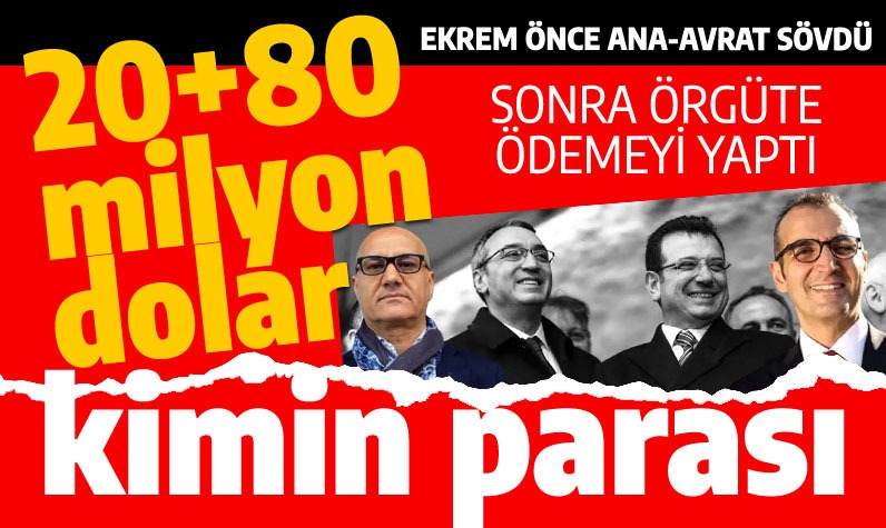 Ekrem;

“Kent Uzlaşısı” adlı yeni terör örgütü kurmak için 
İBB’den PKK’ya tam 100 milyon dolar göndermiş!

Para kripto olarak Remzi Kratal’a transfer edilmiş.
Bunun 20 milyon doları Başak Demirtaş’ın 
adaylığını geri çekme karşılığı için verilmiş. 
trhaber.com/gundem/20-80-m…