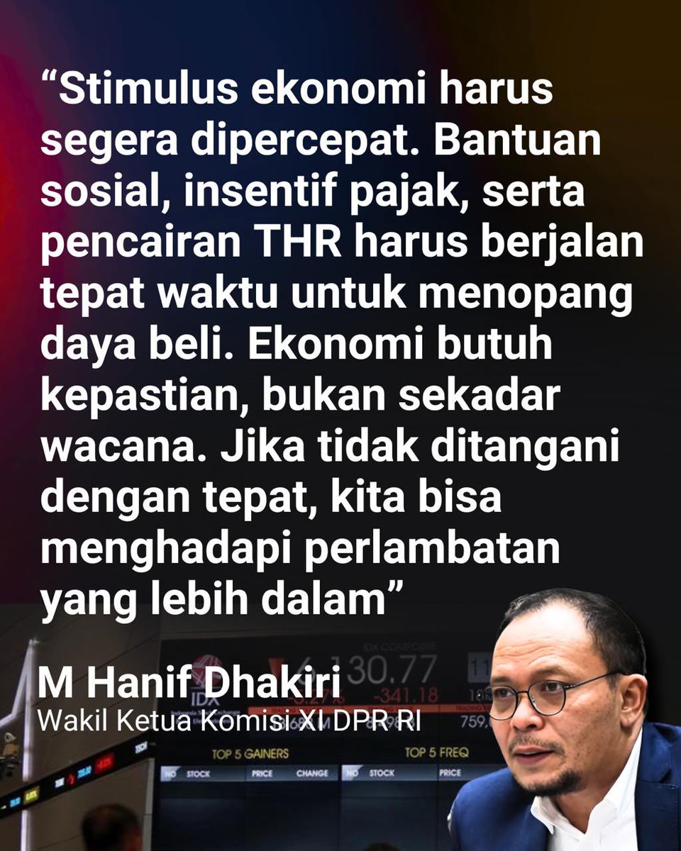 voiceofpkb's tweet photo. IHSG anjlok, Deflasi menghantui… ini peringatan serius bagi ekonomi nasional🚨 @dpp_pkb @hanifdhakiri
#PKB #IHSG #deflasi https://t.co/R5Mrrc3GHe