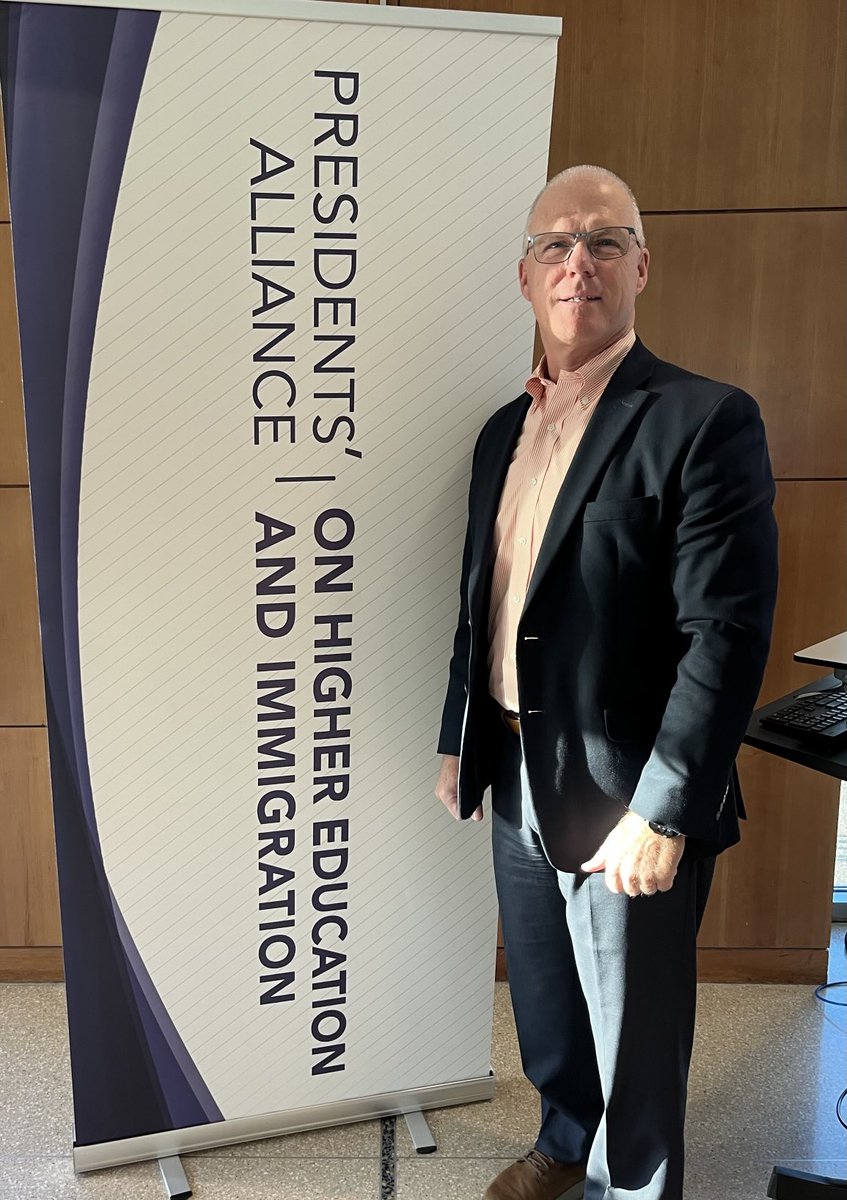 Proud to be in D.C. today participating on a panel discussion with the Presidents’ Alliance on Higher Education and Immigration (at G.W.)