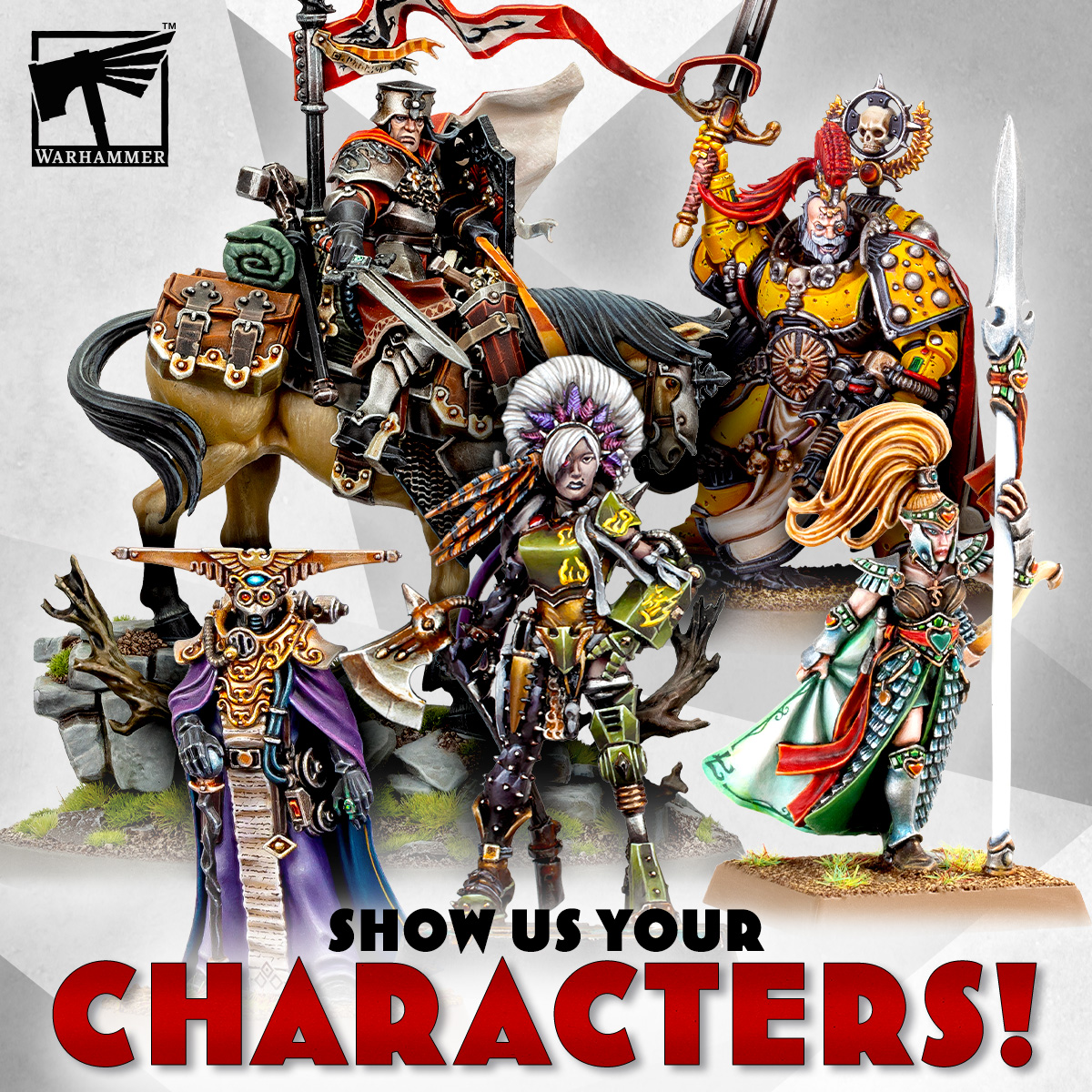 Share your forces' storied heroes and legendary leaders with us!

#WarhammerCommunity
