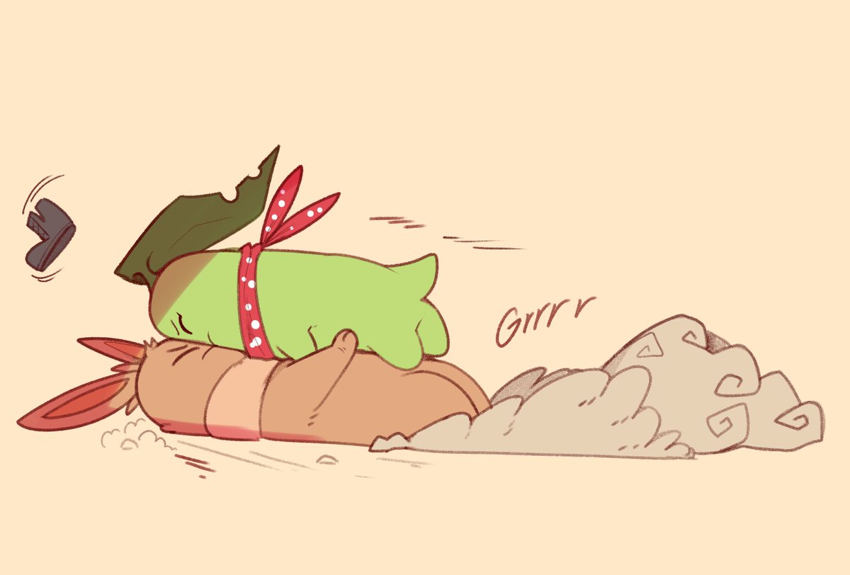 GoopyArt's tweet photo. Chikorita's Contraption Part 2 https://t.co/xJjaO6i9E0