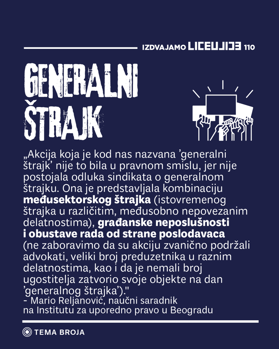 Kako će se talas protesta završiti zavisi od naših kolektivnih kapaciteta za uzajamnu podršku i restrukturiranje društvenih odnosa.
Istražite Rečnik građanske neposlušnosti, a u novom broju ili na linku shorturl.at/rNJO3 pročitajte Kratku istoriju građanske neposlušnosti.