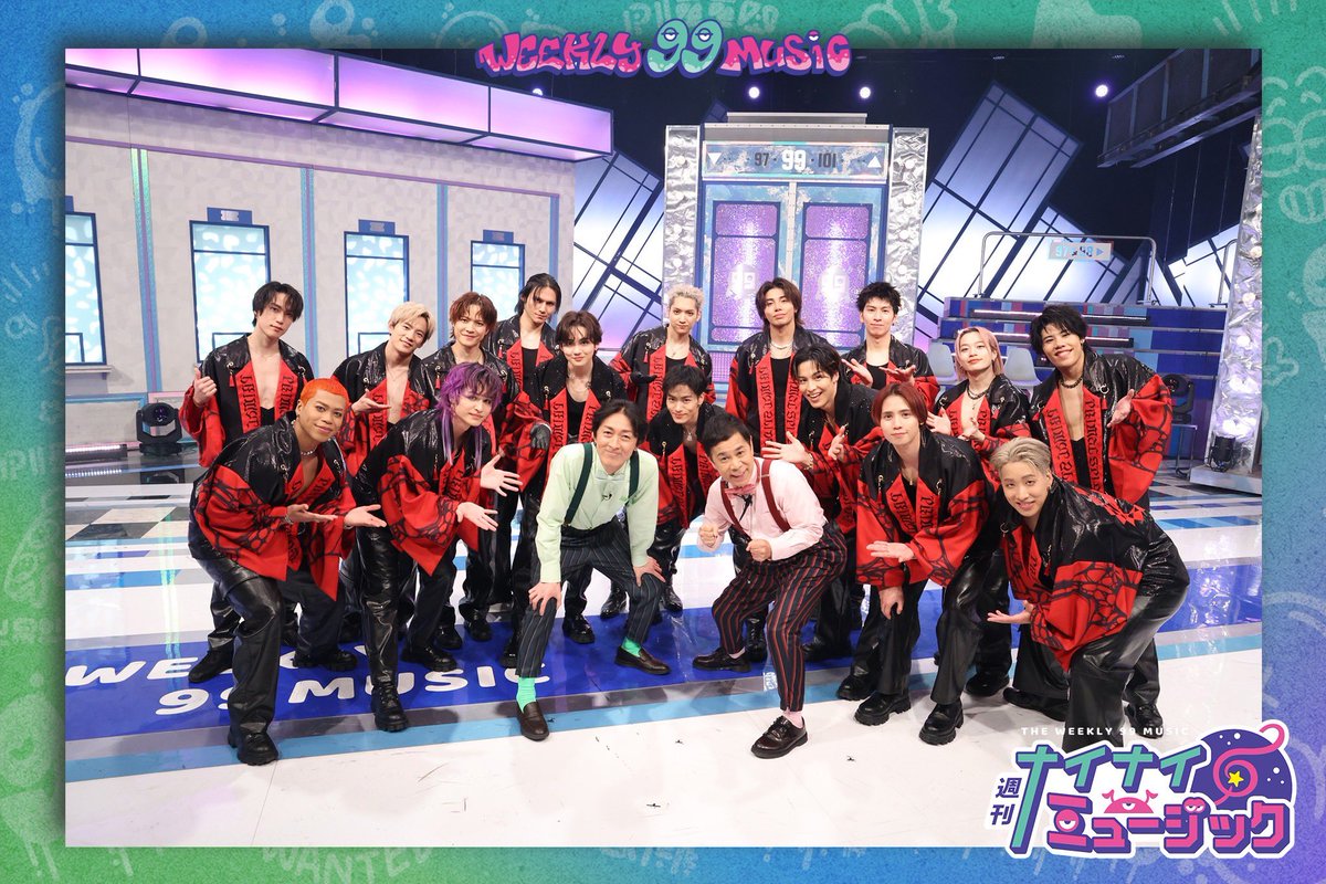 ＼このあと23:00〜📢／

フジテレビ系列『 #週刊ナイナイミュージック 』に
THE RAMPAGEが出演✨

今回は岡村さんがカメラマン、 矢部さんがスイッチャーに挑戦💪
「蜘蛛の糸」を撮影していただきました🎥🕷️

どんなパフォーマンスになっているでしょうか👀…！？

#TVer