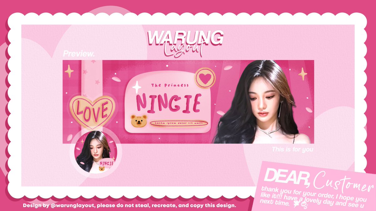 warunglayout's tweet image. Help RT thank you 🎀

Layout ready stock ningning terbaru, bisa langsung diorder sekarang juga 🎐🌸 ayo jemput kesayanganmu 🩷

Free retext 🫧
Price cek Alt
#zonauang #zonaba