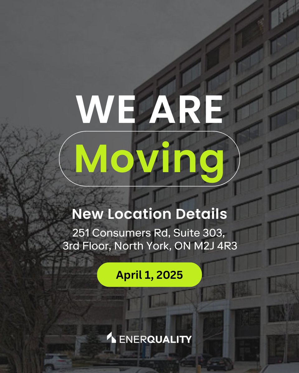 We’re Moving! 

Exciting news—we’re relocating! As of April 1st, our new office will be at:

📍 251 Consumers Road, Suite 303 Toronto, ON  M2J 4R3

We’re looking forward to this new chapter and can’t wait to continue serving you in our new space.
