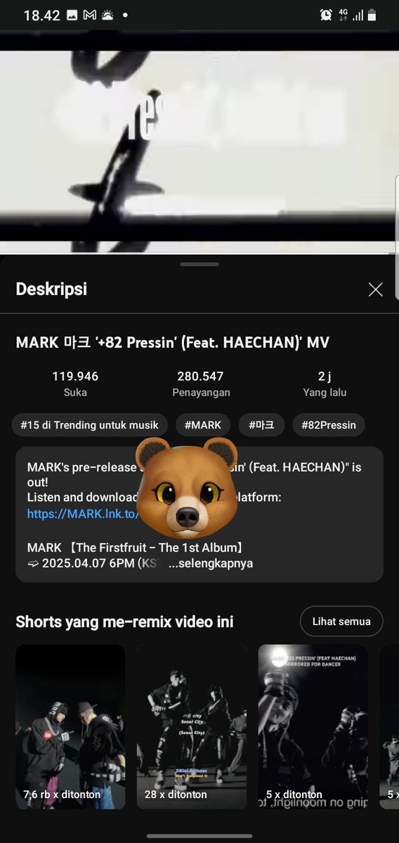 🩵MARKFS STREAMING PARTY🩵

𝑴𝑨𝑹𝑲 '+𝟖𝟐 𝑷𝒓𝒆𝒔𝒔𝒊𝒏' (𝑭𝒆𝒂𝒕. 𝑯𝑨𝑬𝑪𝑯𝑨𝑵)' 

🔗 youtu.be/dAvDMSPt7BM?si…

Don’t break the chain ‼️
Tags💚: <a href="/rabbitnaaa/">mell☆</a> <a href="/gestavu_/">𝑮𝒊𝒕𝒕 - rest✩₊˚.⋆</a> <a href="/markedwlove/">ㅍ</a>