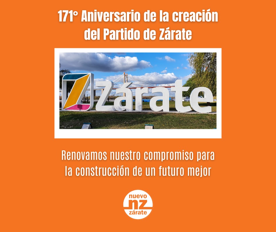 Renovamos nuestro compromiso para la construcción de un futuro mejor
#zarate #aniversario