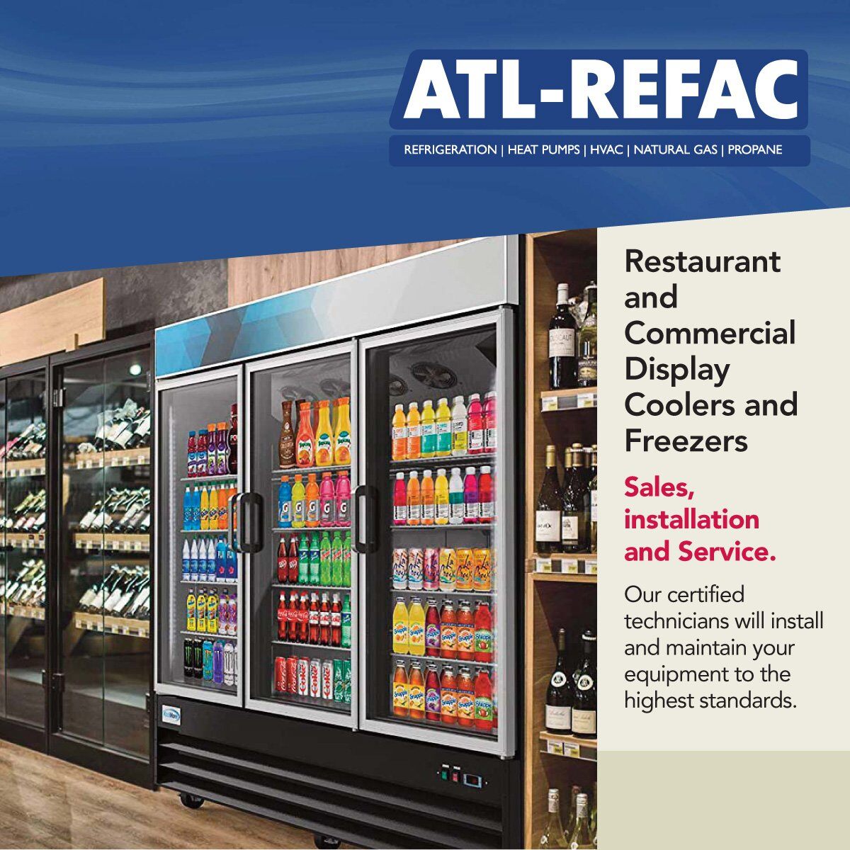 Talk to us about our Sales, Installation and Service. We are happy to help.
hubs.ly/Q03b9J7k0
#CommercialEquipment #Display #Coolers #Freezers #Refrigeration #FoodService #Restaurant