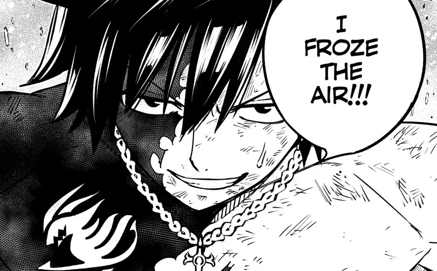 Evildeadfan102's tweet image. I read Fairy Tail 100 Years Quest Chapter 181.  
Why can Gray produce fire? 🤔😑 What nonsense.
He's an ice wizard. 
 #fairytail #fairytail100yearsquest #chapter181 #manga