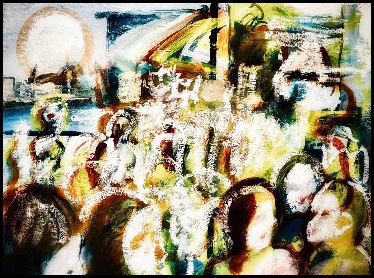theMuppetPuppet's tweet image. (Pride) Custom House Quay 
oil on canvas 2023-4 

stephen-nolan.com 
#artist #art #modernart #painting