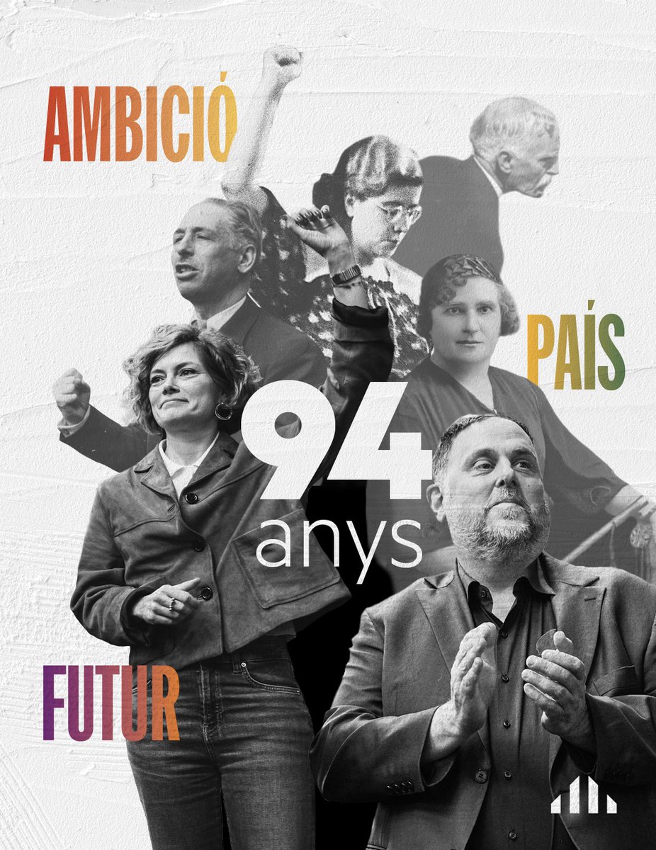 Tal dia com avui, el 19 de març de 1931, naixia Esquerra. 94 anys al servei de Catalunya i la llibertat 💛