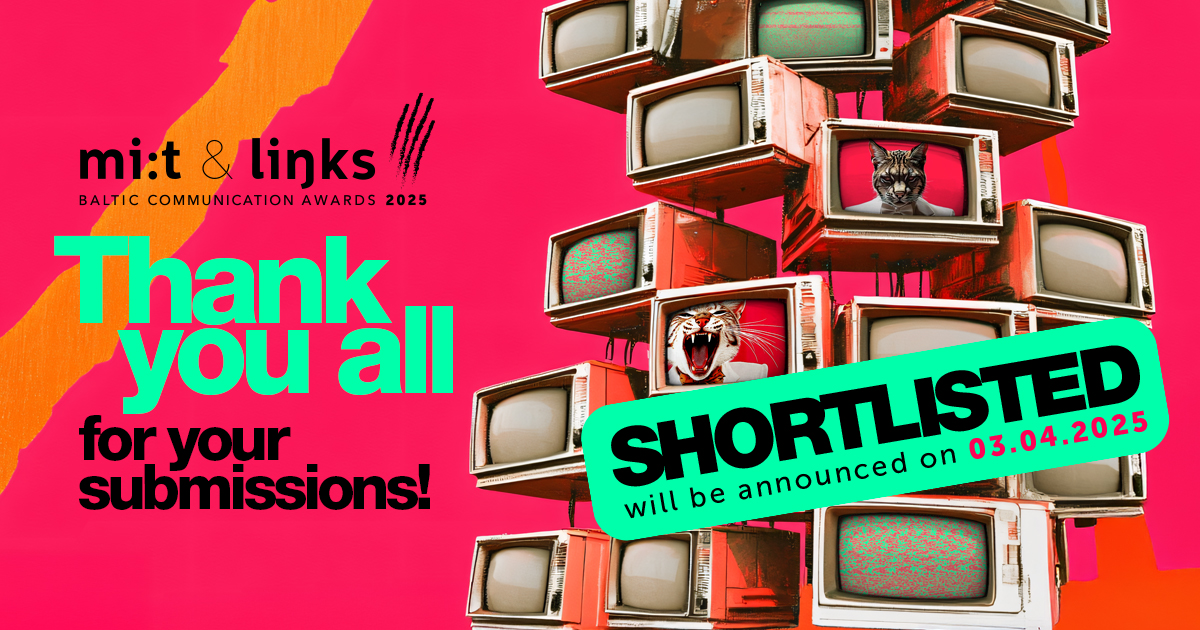 Thank you to everyone who participated! 🎊

#miitandlinks #balticcommunicationawards #Communication #Awards #PR