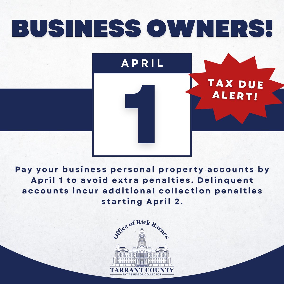 Office of Tarrant County Tax Assessor Collector (@tarrantcotax) on Twitter photo Call 817-884-1100 or email us at taxoffice@tarrantcountytx.gov if you need assistance or have questions. Call 817-884-1100 or email us at taxoffice@tarrantcountytx.gov if you need assistance or have questions.