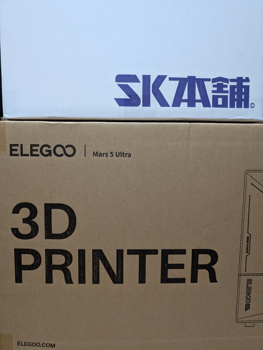 HayabusaTF's tweet photo. 3Dプリンターを買ってみた https://t.co/8hkvuPyDjU