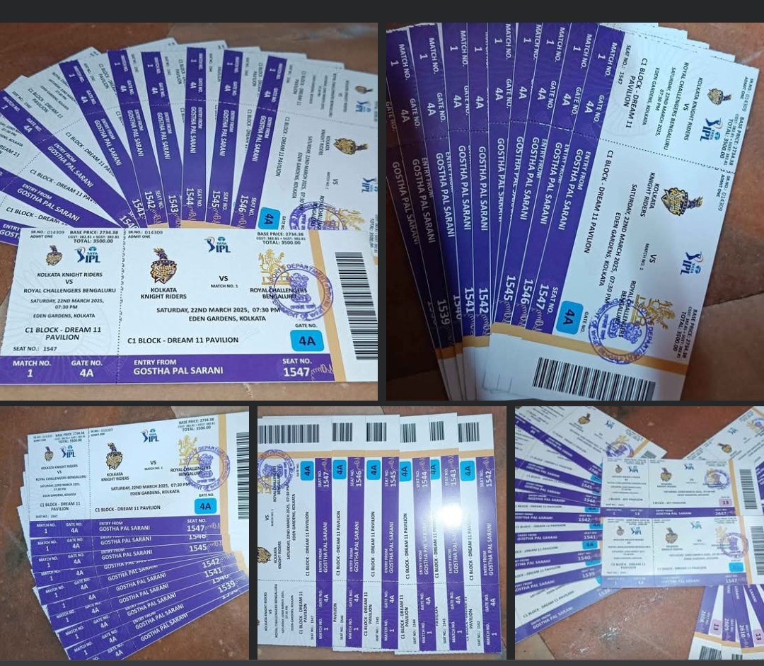 imMaheshhh's tweet photo. @TATAIPL25 @KKRiders i couldn't get tickets from @bookmyshow and here today in FB I saw these tickets sold in black. As a kkr fan this is a disgrace to cricket. I hope the officials do something about this whole scam.
#KKRvsRCB
#RCBvsKKR 
#TATAIPL 
#ipltickets https://t.co/Y3Cr1mHQdz
